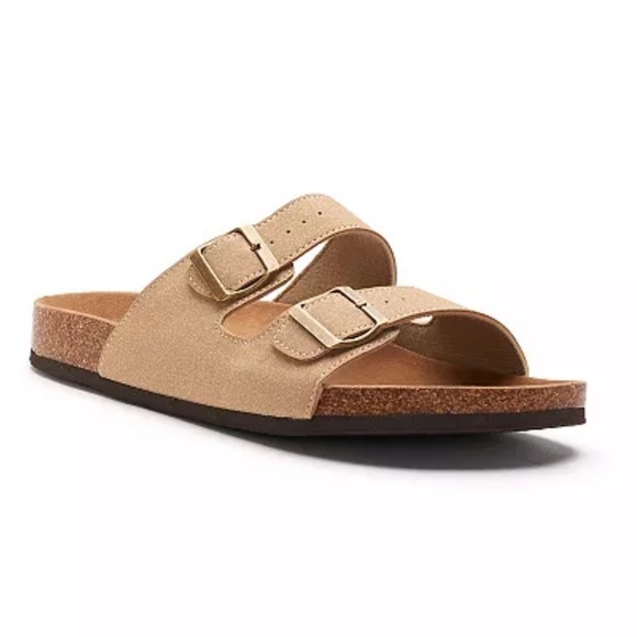 NWT Men's Rock & Republic Double-Buckle Sandals   Size L (10/11) - Picture 1 of 6
